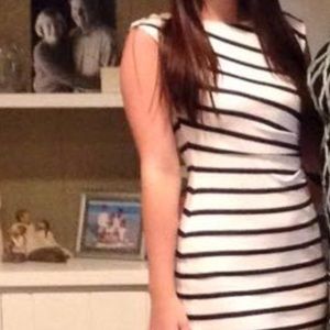 Loft nautical inspired striped dress PXS